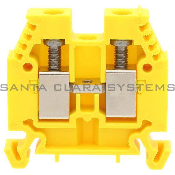 Allen Bradley 1492-W10-Y Terminal Block Yellow Product Image