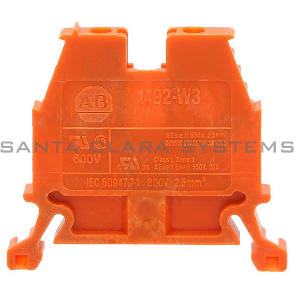 Allen Bradley Terminal Block Orange 1492W3OR En stock y listos para