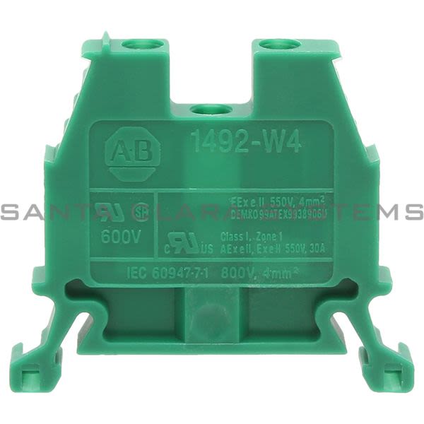 Allen Bradley Terminal Block Green 1492W4G En stock y listos para