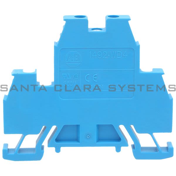 Allen Bradley 1492-WD4-B Terminal Block Blue Product Image