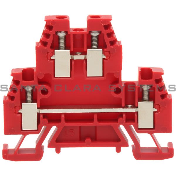 Allen Bradley 1492-WD4-RE Terminal Block | IEC Double Feedthrough Product Image