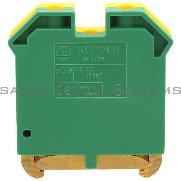 Allen Bradley 1492-WG16 Terminal Block Ground Type Product Image