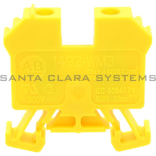Allen Bradley 1492-WM3-Y Terminal Block Product Image