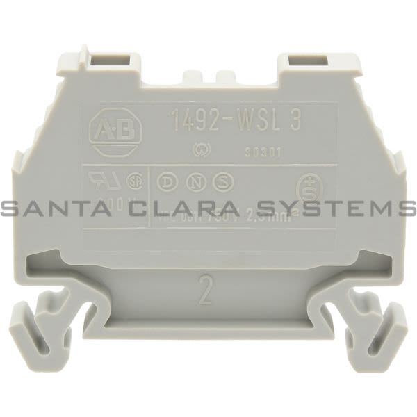 Allen Bradley 1492-WSL3 Terminal Block | 2.5mm | Grey Product Image