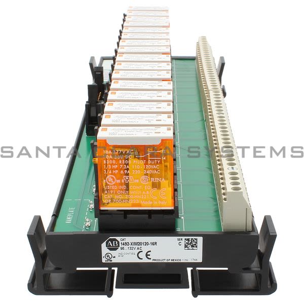 Allen Bradley 1492-XIM20120-16R 20-PIN Relay Master Digital IFM, 120V AC Product Image