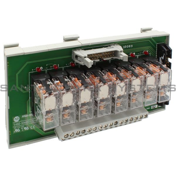 Allen Bradley 1492-XIM20120-8R 20-PIN Relay Master Digital IFM, 120V AC 8 Relays Product Image