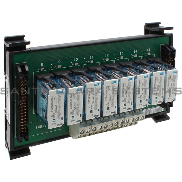 Allen Bradley 1492-XIM24-8R Relay Expander Module, 24V DC, 8 Relays Product Image