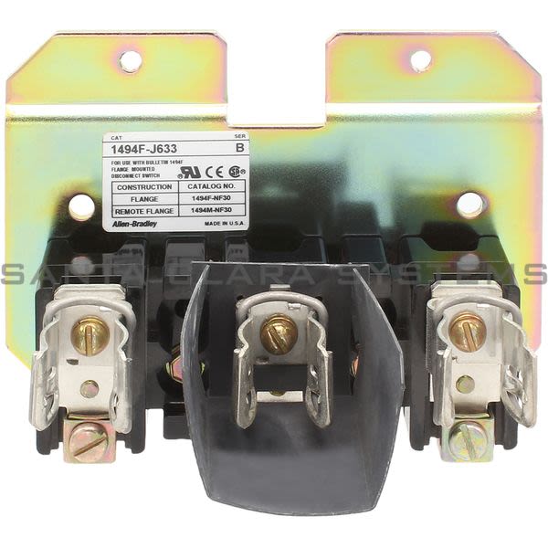 Allen Bradley 1494F-J633 Fuse Block Adapter Plate Kit Product Image