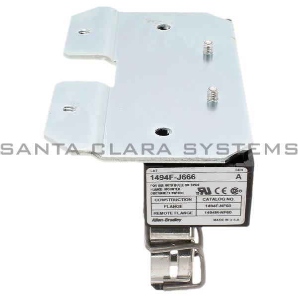 Allen Bradley 1494F-J666 Fuse Block Adapter Plate Kit 60 amp Product Image