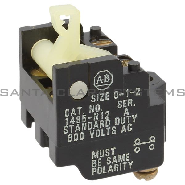 Allen Bradley 1495-N12 Auxilliary Contact Block Product Image