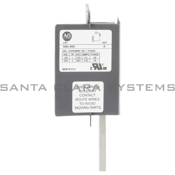 Allen Bradley 1495-N34 Electrical Interlock Product Image