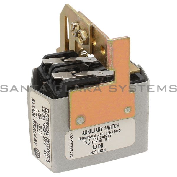 Allen Bradley 1495-N78 Electrical Interlock ( Auxiliary Contact ) 15A DPDT Product Image
