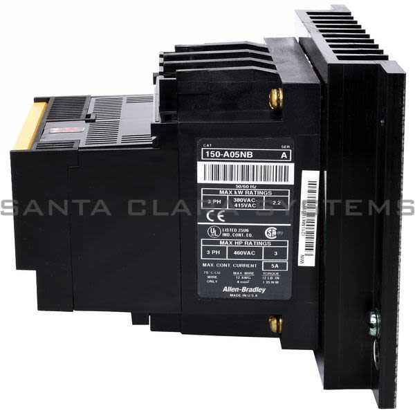 Allen Bradley 150-A05NB Motor Controller 480VAC Max Product Image