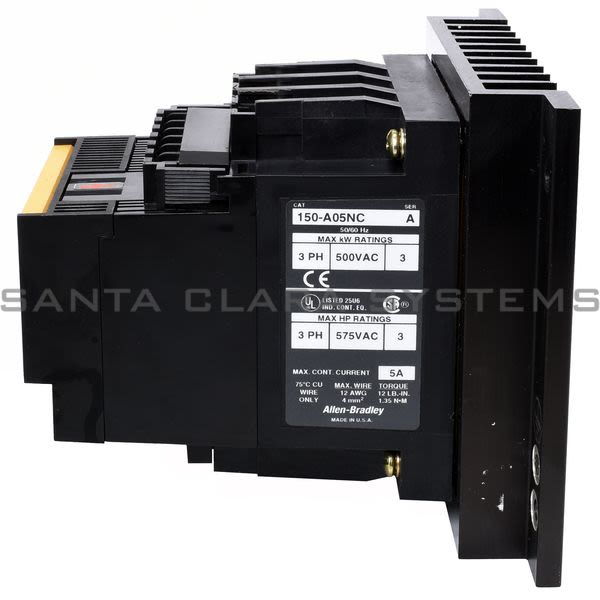 Allen Bradley 150-A05NC Smart Motor Controller Open Type 500/600VAC 50/60Hz Product Image