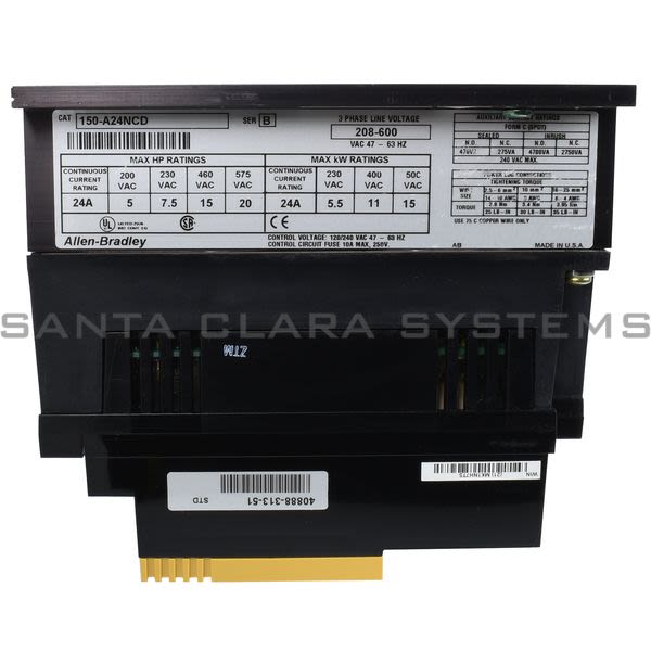 Allen Bradley 150-A24NCD SMC Plus Smart Motor Controller Product Image