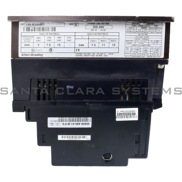 Allen Bradley 150-B24NBD SMC Dialog Plus, 480V AC, 24A, 120-240V AC Control Product Image