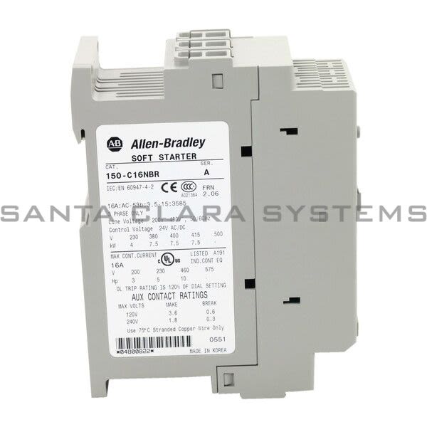 Allen Bradley 150-C16NBR Smart Motor Controller Product Image