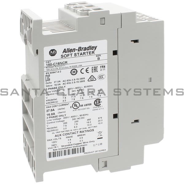 Allen Bradley 150-C16NCR Smart Motor Controller Product Image