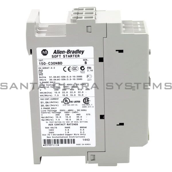 Allen Bradley 150-C30NBD Smart Motor Controller Product Image