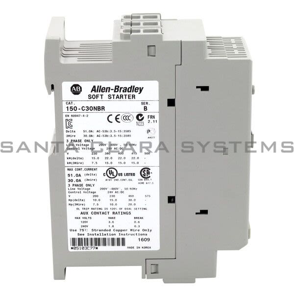 Allen Bradley 150-C30NBR Smart Motor Controller Product Image