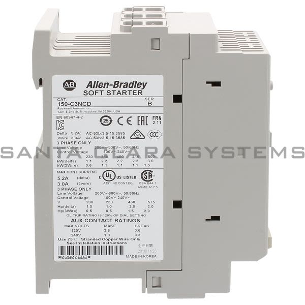 Allen Bradley 150-C3NCD Smart Motor Controller | SMC-FLEX Product Image