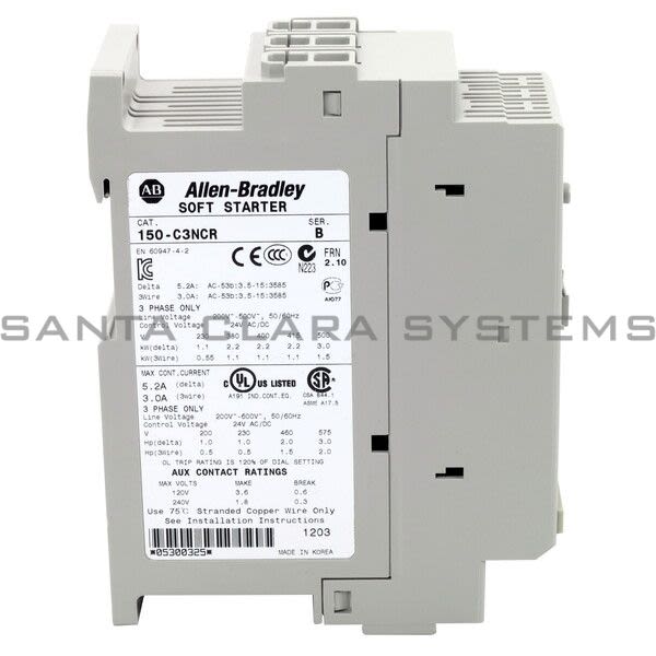 Allen Bradley 150-C3NCR Smart Motor Controller | SMC-150 Product Image
