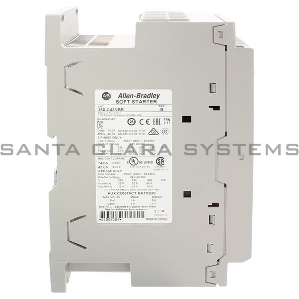 Allen Bradley 150-C43NBR Smart Motor Controller Product Image