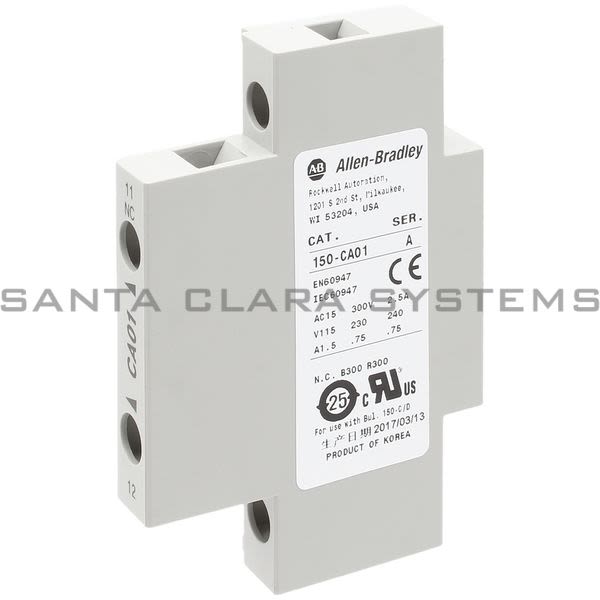 Allen Bradley 150-CA01 Auxiliary Contact Block Product Image