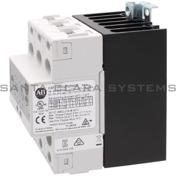 Allen Bradley 156-C2P25NCB Solid State Contactor Product Image