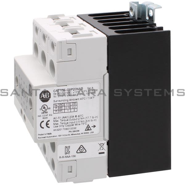Allen Bradley 156-C3P20NAB Solid State Contactor Product Image