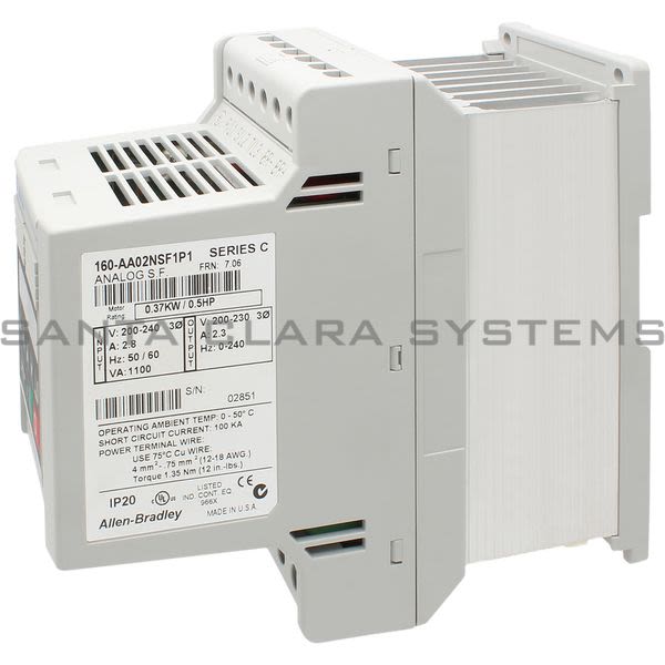 Allen Bradley 160-AA02NSF1P1 Drive Product Image