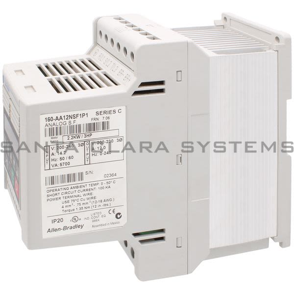 Allen Bradley 160-AA12NSF1P1 Drive Product Image