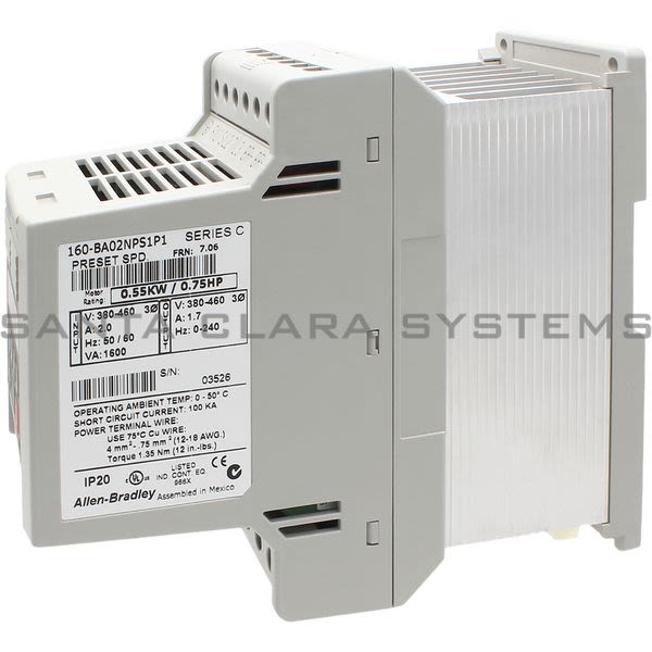 Allen Bradley 160-BA02NPS1P1 Drive Product Image