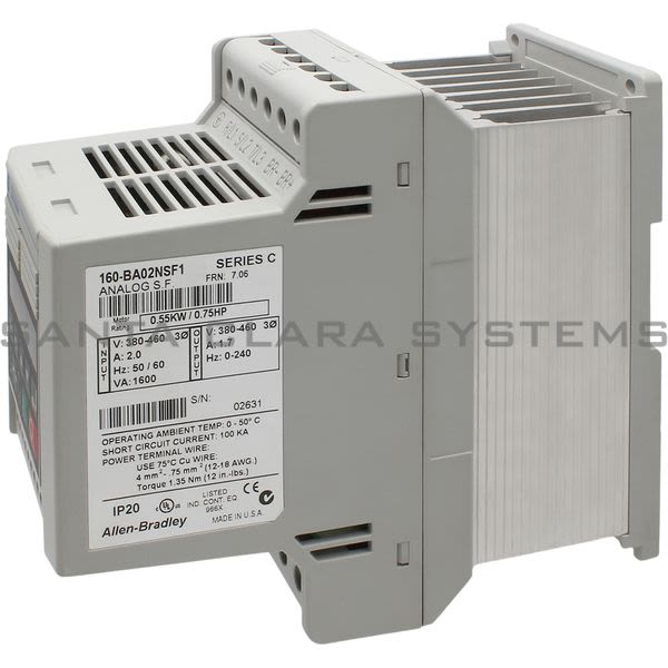Allen Bradley 160-BA02NSF1 Drive Product Image