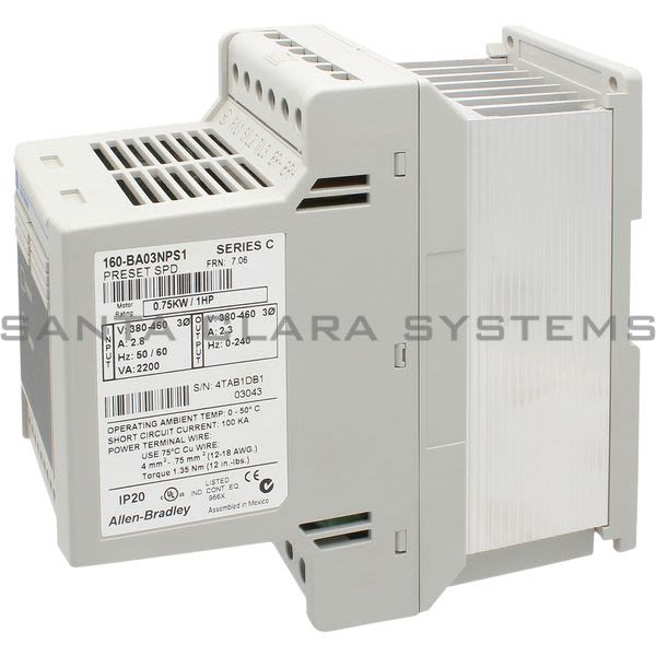 Allen Bradley 160-BA03NPS1 Drive Product Image