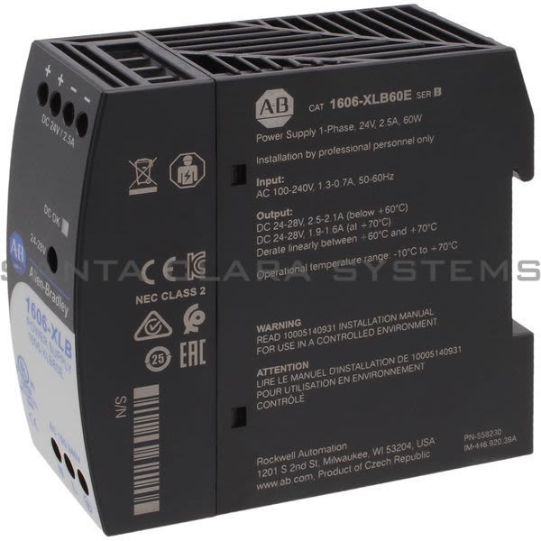 Allen Bradley 1606-XLB60E Power Supply Product Image