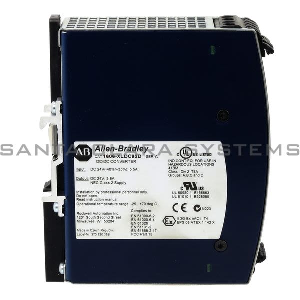 Allen Bradley 1606-XLDC92D Power Supply Product Image