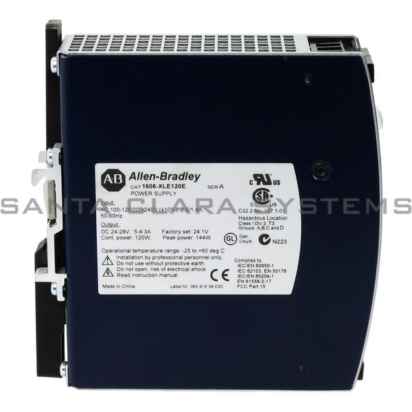 Allen Bradley 1606-XLE120E Power Supply Product Image