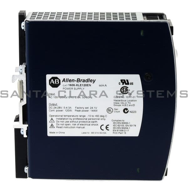 Allen Bradley 1606-XLE120EN Power Supply Product Image