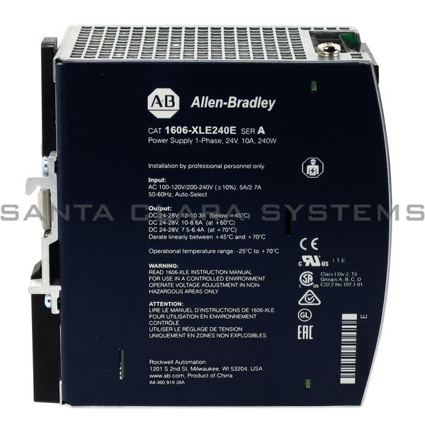 1606XLE240E Allen Bradley In stock and ready to ship Santa Clara Systems