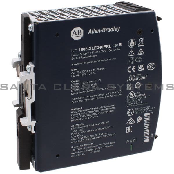 Allen Bradley 1606-XLE240ERL Essential Power Supply Product Image