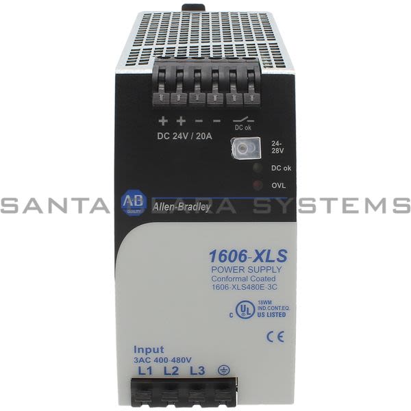 Allen Bradley 1606-XLS480E-3C Performance Power Supply Conformally Coated Product Image