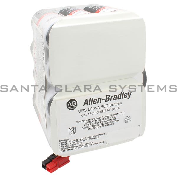Allen Bradley 1609-500HBAT-BATTERY Battery High Temp 50 Deg C Replacement Battery 500V Product Image