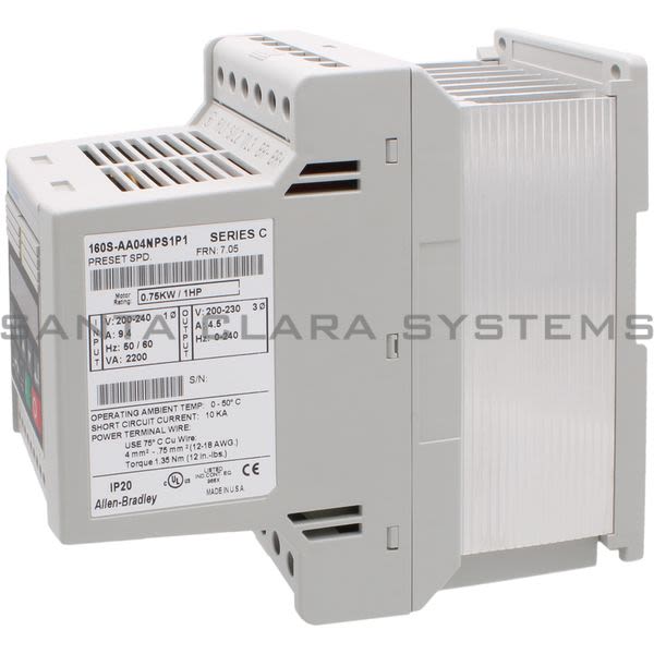 Allen Bradley 160S-AA04NPS1P1 Drive SSC Preset Controller Product Image