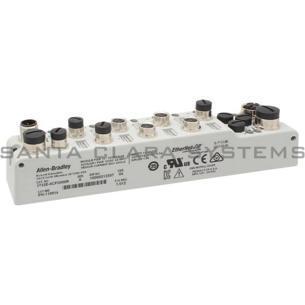 Allen Bradley 1732E-8CFGM8R  Ethernet/IP Digital I/O Block Product Image