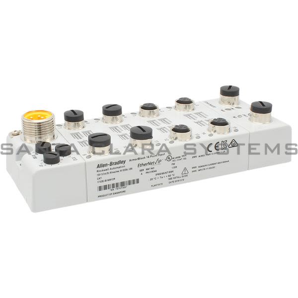 Allen Bradley 1732E-IB16M12R Ethernet/IP Digital I/O Block Product Image