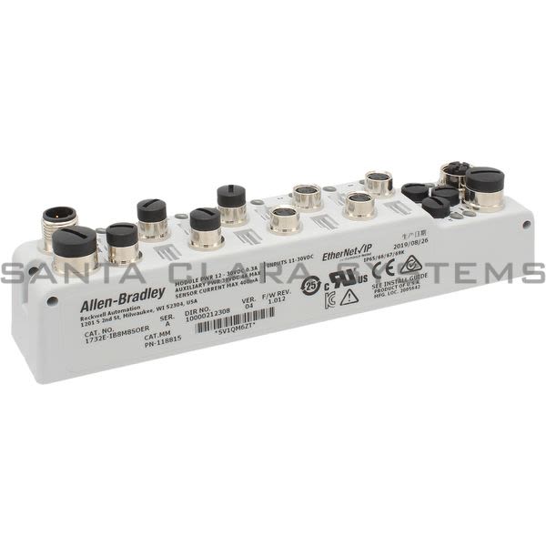 Allen Bradley 1732E-IB8M8SOER Ethernet/IP Digital I/O Block Product Image
