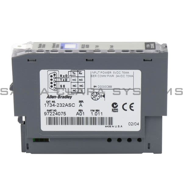 Allen Bradley 1734-232ASC Point I/O RS232 ASCII Interface Product Image