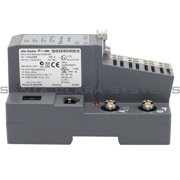 Allen Bradley 1734-ACNR Redundant Bridge Module | ControlNet Adapter Product Image