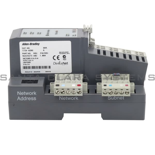 Allen Bradley 1734-ADNX 24V DC DeviceNet Adapter With Subnet Expansion Product Image